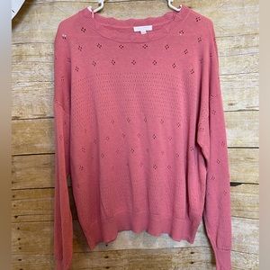 LC Lauren Conrad Pink Sweater